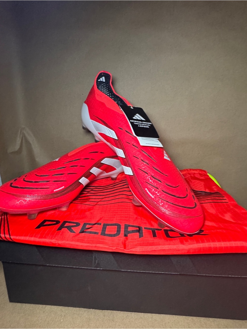 Adidas Predator Men’s Soccer Cleats - Red/White